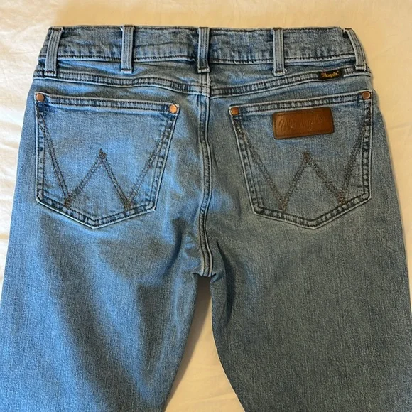 Mens 30x32 Wrangler Slim Bootcut Denim - Picture 6 of 10